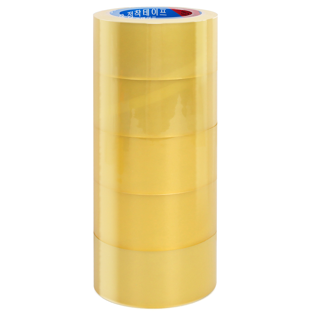 코멧 53 μm 경포장용 박스 테이프 48 mm*40 m, 5개